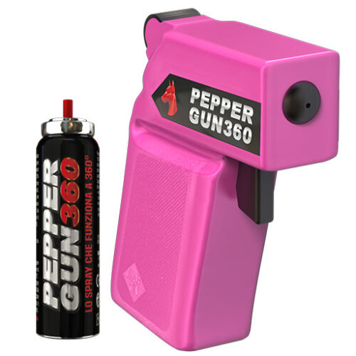 pepper gun 360 pink pistola peperoncino antiaggressione